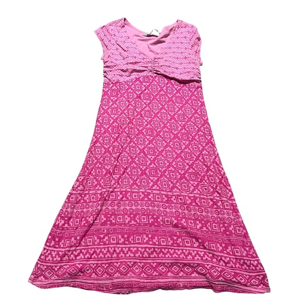 Athleta Dhara Pack Everywhere Pink pattered Casual athletic dress size small - Picture 1 of 7